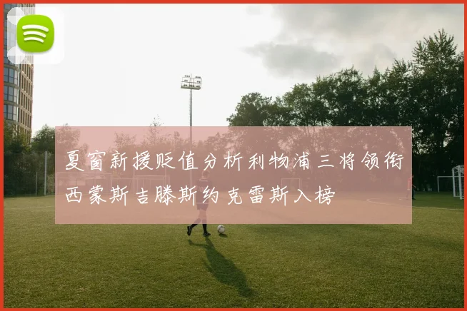 夏窗新援贬值分析利物浦三将领衔西蒙斯吉滕斯约克雷斯入榜